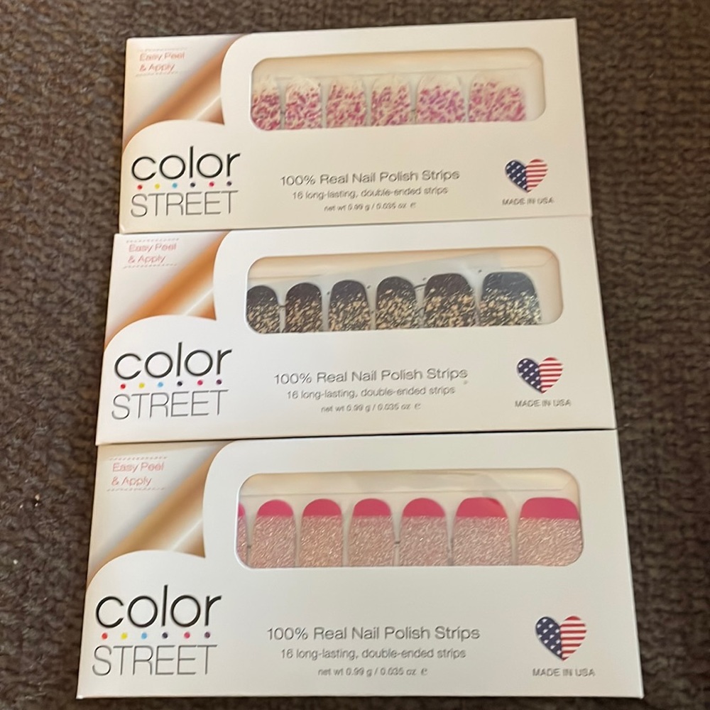 Color Street nail polish strips - Set of 3